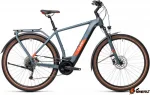 Электровелосипед Cube KATHMANDU Hybrid One 500 Голубо-красный