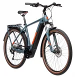 Электровелосипед Cube KATHMANDU Hybrid One 500 Голубо-красный — изображение 5