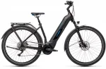 Электровелосипед Cube KATHMANDU Hybrid PRO 625 Черно-голубой — изображение 4
