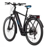 Электровелосипед Cube KATHMANDU Hybrid PRO 625 Черно-голубой — изображение 9