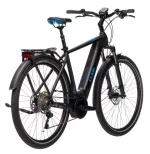 Электровелосипед Cube KATHMANDU Hybrid PRO 625 Черно-голубой — изображение 10