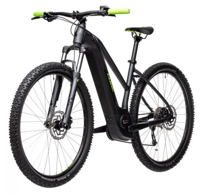 Электровелосипед Cube REACTION HYBRID PERFORMANCE 400 Серо-зеленый — изображение 11