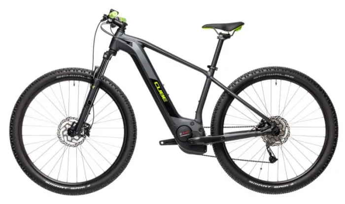 Электровелосипед Cube REACTION HYBRID PERFORMANCE 400 Серо-зеленый — изображение 3