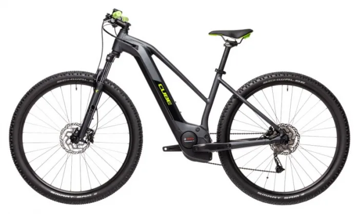 Электровелосипед Cube REACTION HYBRID PERFORMANCE 400 Серо-зеленый — изображение 9
