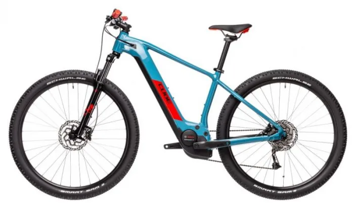 Электровелосипед Cube REACTION HYBRID PERFORMANCE 400 Голубо-красный — изображение 3