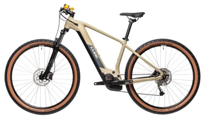 Электровелосипед Cube REACTION HYBRID PERFORMANCE 400 Бежево-оранжевый — изображение 3