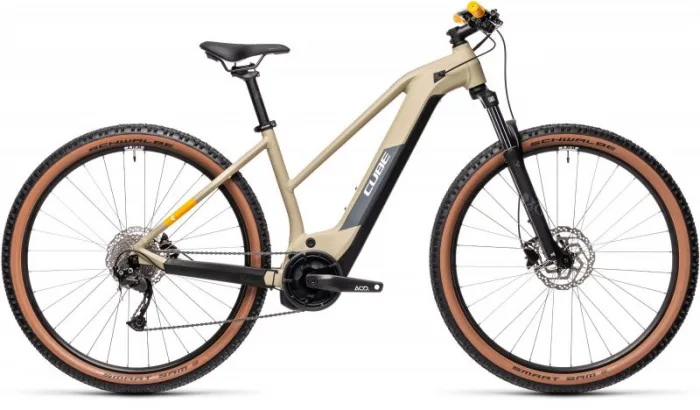 Электровелосипед Cube REACTION HYBRID PERFORMANCE 400 Бежево-оранжевый — изображение 8
