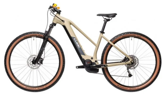Электровелосипед Cube REACTION HYBRID PERFORMANCE 400 Бежево-оранжевый — изображение 9