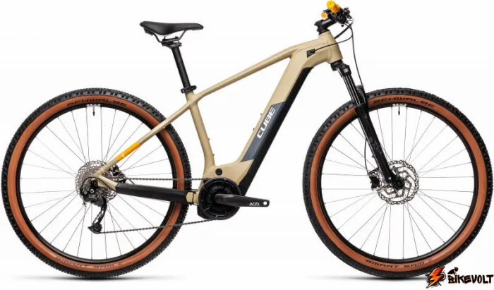 elektrovelosiped-cube-reaction-hybrid-performance-500-0 Электровелосипед Cube REACTION HYBRID PERFORMANCE 500 Бежево-оранжевый — изображение 1