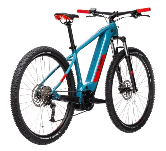 Электровелосипед Cube REACTION HYBRID PERFORMANCE 500 Голубо-красный — изображение 4