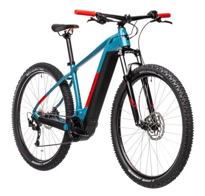 Электровелосипед Cube REACTION HYBRID PERFORMANCE 500 Голубо-красный — изображение 7