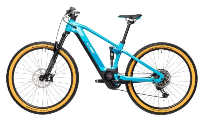 Электровелосипед Cube STEREO HYBRID 120 PRO 500 Голубой — изображение 3