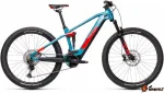 Электровелосипед Cube STEREO HYBRID 120 RACE 625 Голубо-красный
