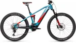 Электровелосипед Cube STEREO HYBRID 120 RACE 625 Голубо-красный — изображение 2