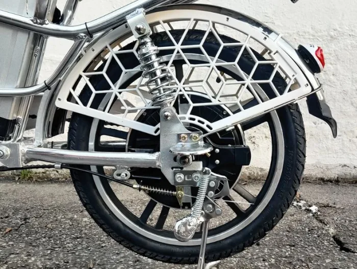 Электровелосипед Delivery Line V8 Серебристый — изображение 11