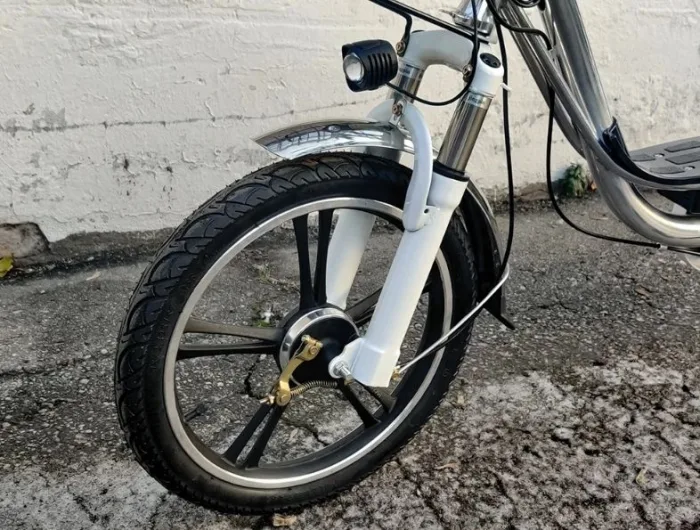 Электровелосипед Delivery Line V8 Серебристый — изображение 5