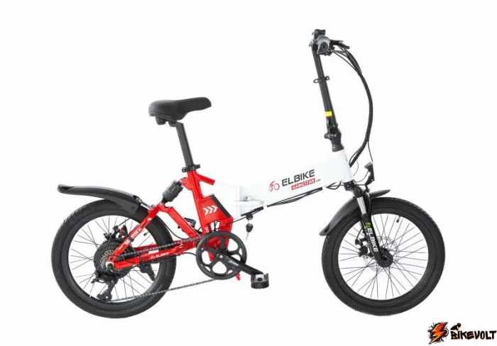elektrovelosiped-elbike-gangstar-vip-500w-whitered-dvuhtsvetnyj-belyj-krasnyj-0 Электровелосипед Elbike Gangstar Vip 500W 48V/13Ah — изображение 1
