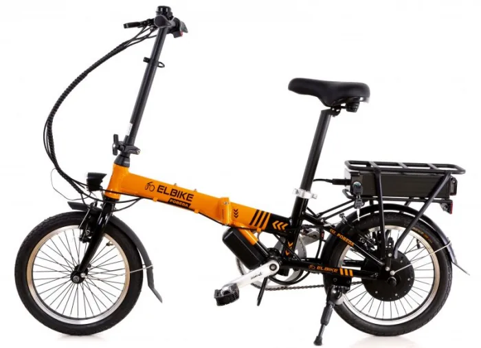 Электровелосипед Elbike Pobeda 250W (Черно-оранжевый) — изображение 4