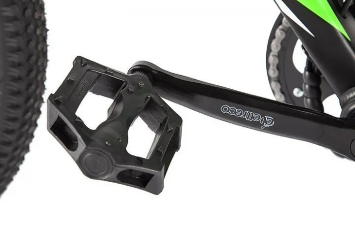 Электровелосипед  Eltreco Ultra LITE Серо-зеленый — изображение 6