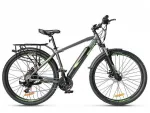 Электровелосипед Eltreco Ultra MAX PRO Серо-зеленый — изображение 2