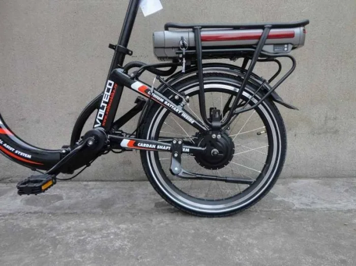 Электровелосипед Volteco GOOSE Cardan 350  Велогибрид Вольтеко Гусь Кардан 350Вт черный — изображение 6