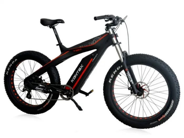 Электровелосипед GreenCamel Kontax (R26FAT Kenda 750W Bafang 48V LG 13Ah) carbon, torque, Altus 8скор — изображение 2