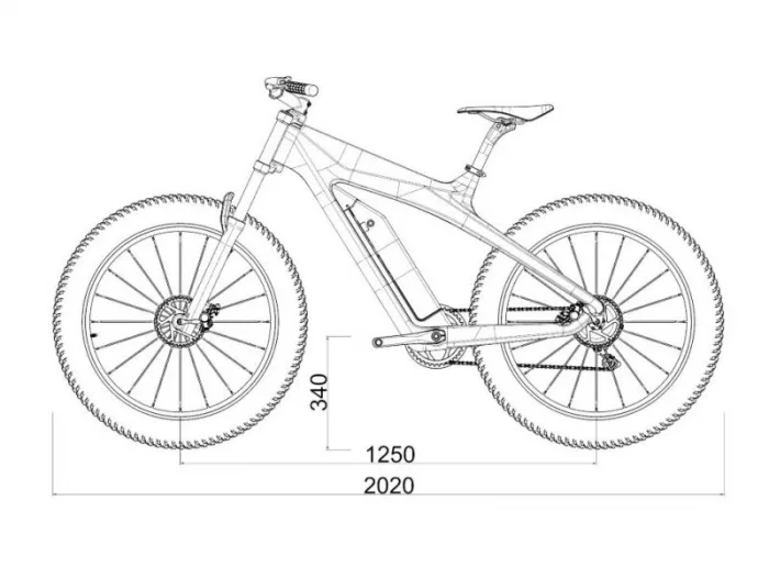 Электровелосипед GreenCamel Kontax (R26FAT Kenda 750W Bafang 48V LG 13Ah) carbon, torque, Altus 8скор — изображение 5