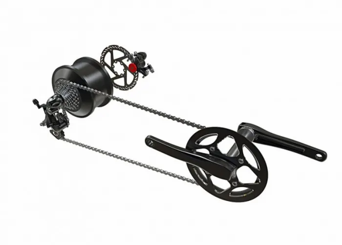 Электровелосипед GreenCamel Kontax (R26FAT Kenda 750W Bafang 48V LG 13Ah) carbon, torque, Altus 8скор — изображение 10