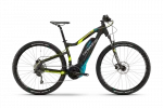 Электровелосипед Haibike Sduro HardNine 5.0 400Wh 20-Sp Deore Черный с Голубым — изображение 2