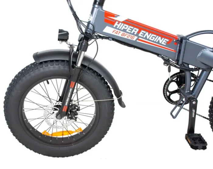 Электровелосипед Hiper Engine BF216 (2022) Серый — изображение 6