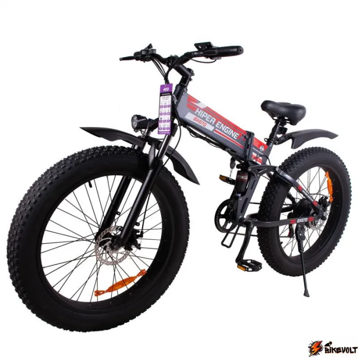 elektrovelosiped-hiper-engine-bx670-0 Электро фэтбайк HIPER Engine BX670 (2022) Серый — изображение 1