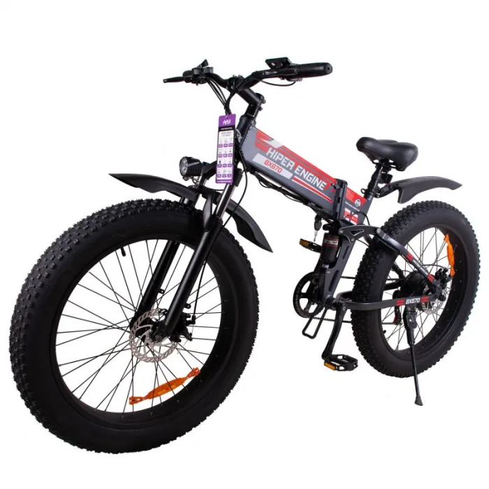 Электро фэтбайк HIPER Engine BX670 (2022) Серый — изображение 2