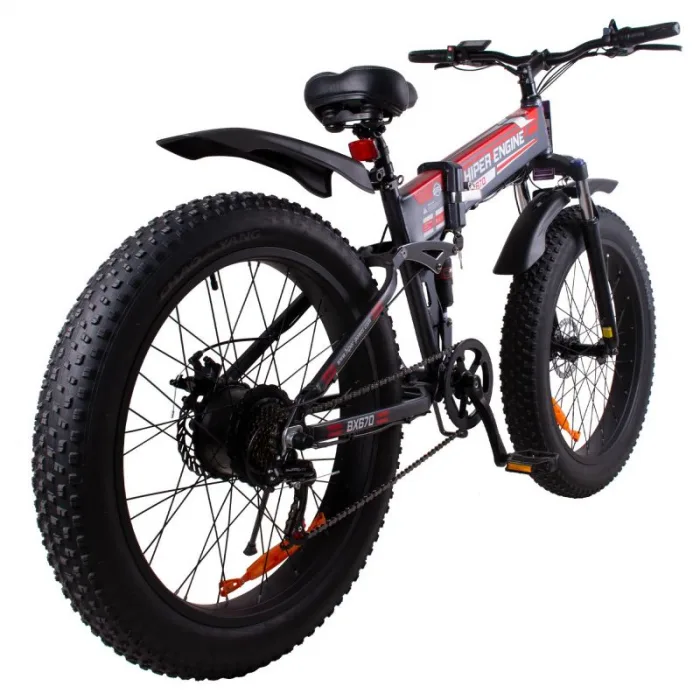 Электро фэтбайк HIPER Engine BX670 (2022) Серый — изображение 3