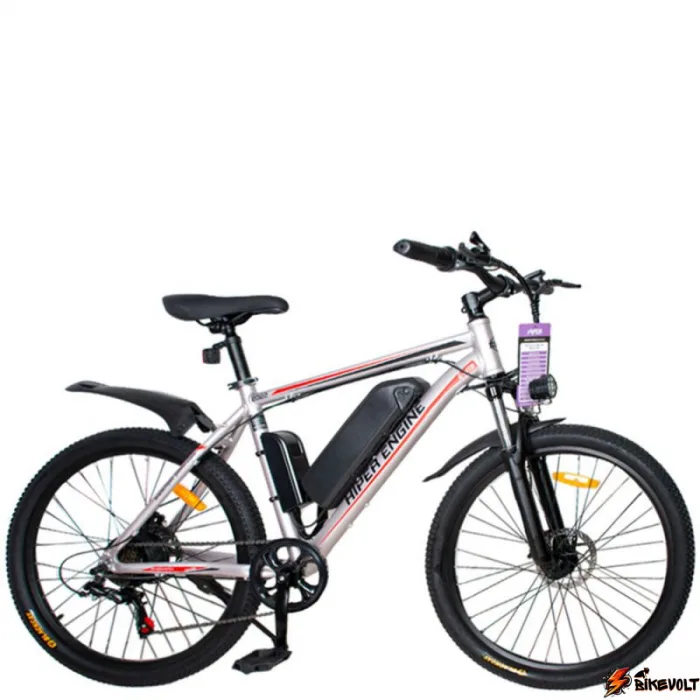 elektrovelosiped-hiper-engine-mtb-a1-0 Электровелосипед HIPER Engine MTB A1 (2022) Серебристый — изображение 1