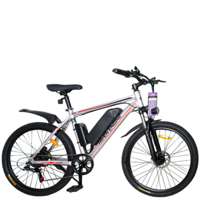 elektrovelosiped-hiper-engine-mtb-a1-1 Электровелосипед HIPER Engine MTB A1 (2022) Серебристый — изображение 2
