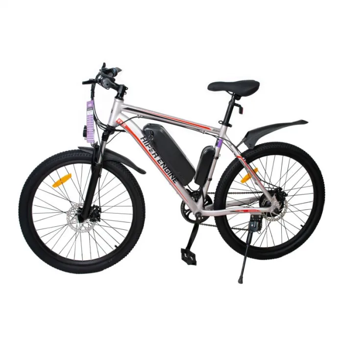 elektrovelosiped-hiper-engine-mtb-a1-2 Электровелосипед HIPER Engine MTB A1 (2022) Серебристый — изображение 3