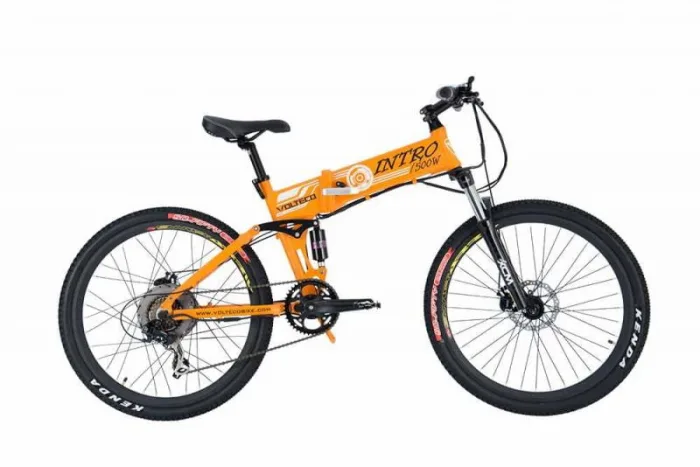 Электровелосипед Volteco INTRO 500 Велогибрид Вольтеко Интро 500 оранжевый — изображение 6