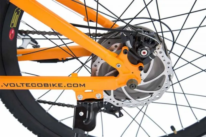 Электровелосипед Volteco INTRO 500 Велогибрид Вольтеко Интро 500 оранжевый — изображение 8