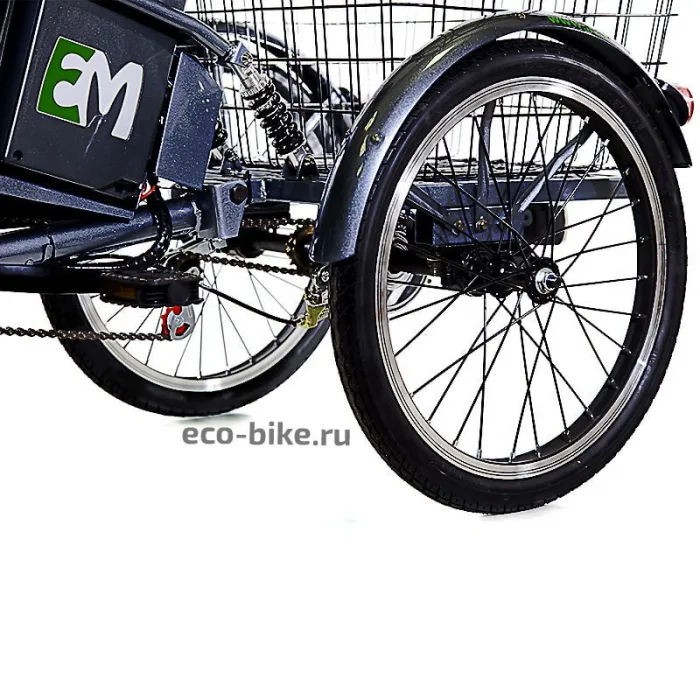 Электровелосипед трехколесный E-motions Kangoo-ru Li-ion 36v 10Ah 500W — изображение 10