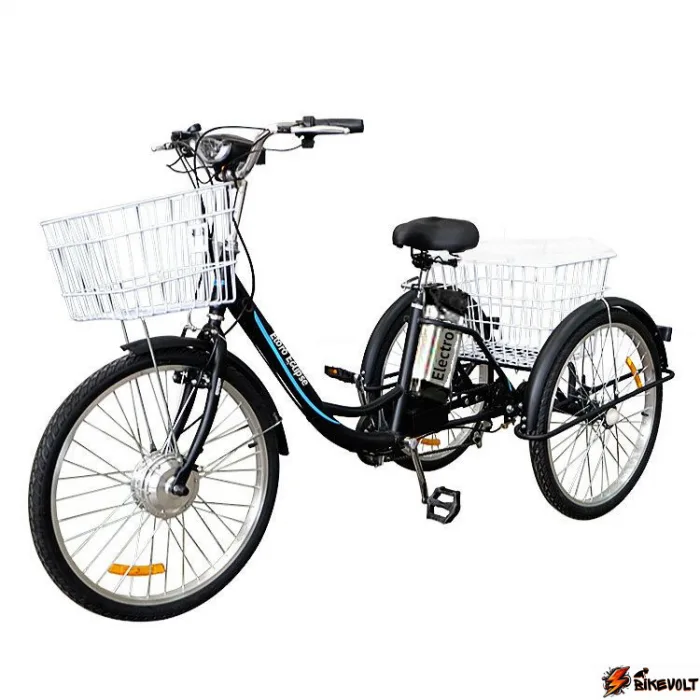 elektrovelosiped-tritsikl-etoro-eclipse-v1-0 Электровелосипед трицикл Etoro Eclipse V1 РВЗ 250W 36V/13Ah Li-ion — изображение 1