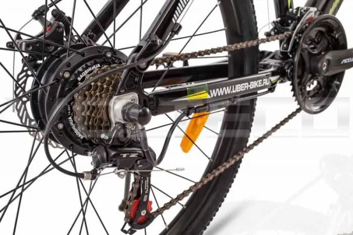 Электровелосипед Volteco UBERBIKE S26 350 Велогибрид Вольтеко Убербайк С26 350Вт черный — изображение 3