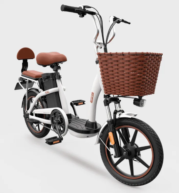 Электровелосипед XIAOMI HIMO C16 Бело-коричневый Бело-коричневый — изображение 2