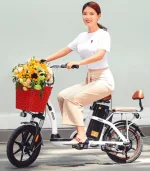 Электровелосипед XIAOMI HIMO C16 Бело-коричневый Бело-коричневый — изображение 17