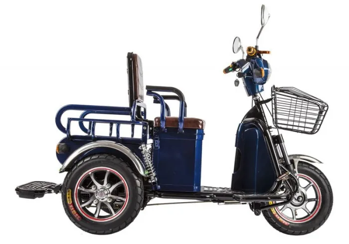 Электроскутер Trike 500W - электротрицикл грузовой Greengo V1 500W — изображение 4
