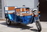Etoro Etrike Taxi 4 пассажирская электрическая тележка(электротрицикл) — изображение 3