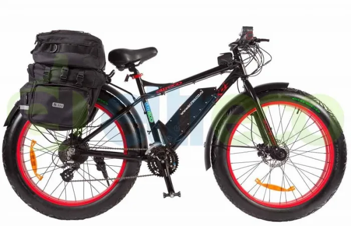 fatbike-bikevolt-electro-tank-1300-1 Электровелосипед Fatbike Electro Tank 1300W Велогибрид Фэтбайк Электро Танк 1300Вт хаки — изображение 2