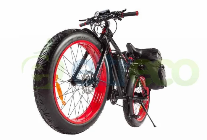 fatbike-bikevolt-electro-tank-1300-2 Электровелосипед Fatbike Electro Tank 1300W Велогибрид Фэтбайк Электро Танк 1300Вт хаки — изображение 3