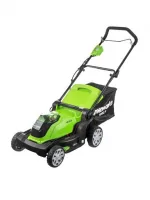 Газонокосилка аккумуляторная Greenworks, 40V, G40LM41K4, 40 см, c 1хАКБ 4 А.ч и ЗУ — изображение 2