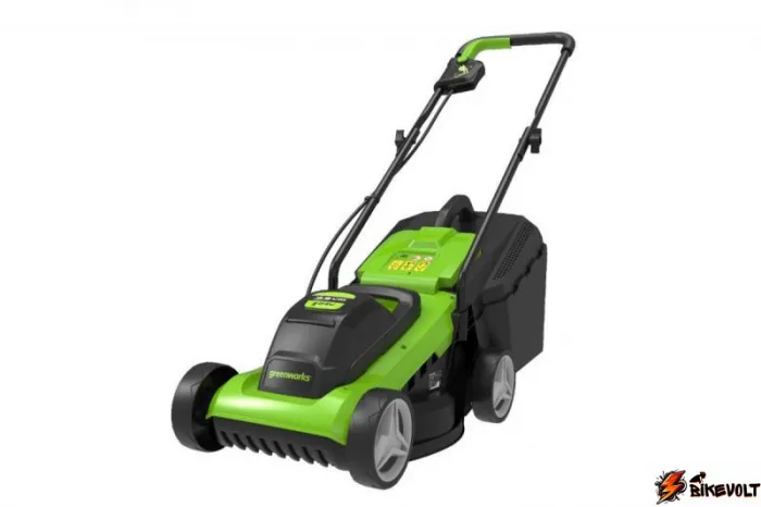 gazonokosilka-akkumulyatornaya-greenworks-g24lm32k2-24v-32-sm-c-akb-2ach-i-zu-0 Газонокосилка аккумуляторная Greenworks G24LM32K2, 24V, 32 см, c АКБ 2АЧ и ЗУ — изображение 1