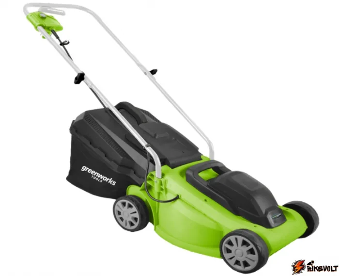 gazonokosilka-elektricheskaya-greenworks-glm1232-1200-vt-33-sm-0 Газонокосилка электрическая Greenworks GLM1232, 1200 Вт, 33 см — изображение 1